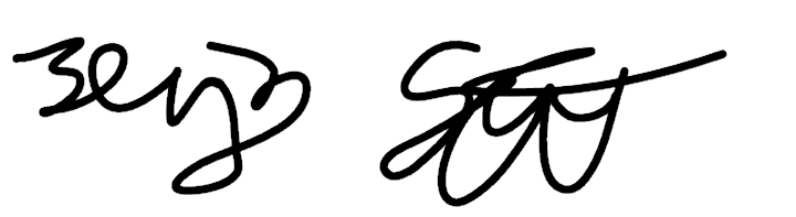 Unterschrift von Benjamin Suljic